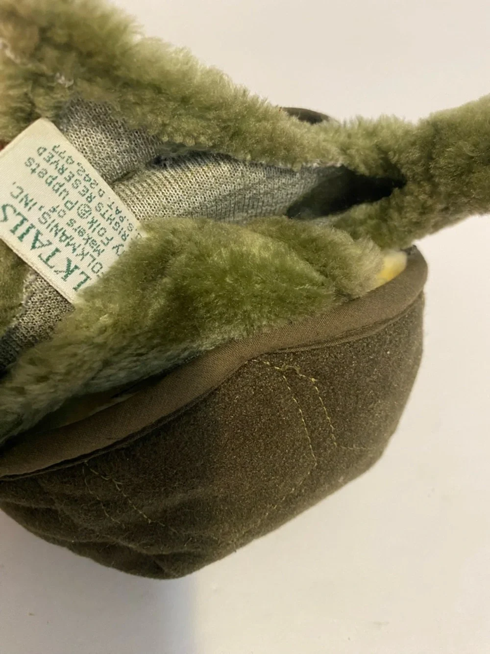 Folkmanis Folktails Turtle Hand Puppet Tortoise Plush Stuffed Animal Vintage Toy - Picture 6 of 7